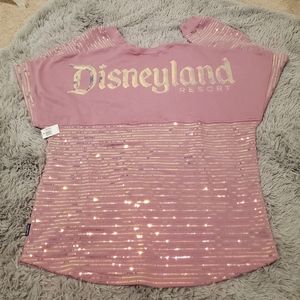 Disney spirit jersey pink sequin size XXL